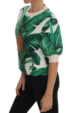 Pineapple Banana Sequins Crewneck Sweater Dolce & Gabbana