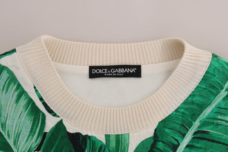 Pineapple Banana Sequins Crewneck Sweater Dolce & Gabbana