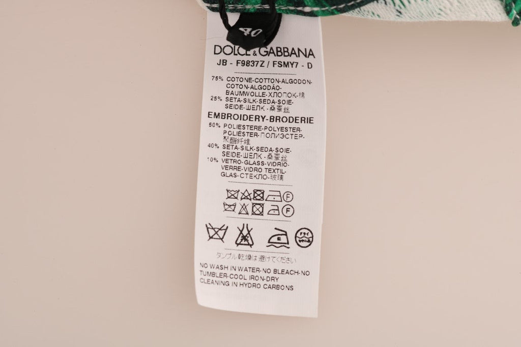 Pineapple Banana Sequins Crewneck Sweater Dolce & Gabbana