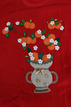 Red Silk Orange Vase Crystal Top Dolce & Gabbana