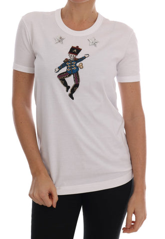 White Cotton Fairy Tale T-Shirt Dolce & Gabbana