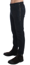 Blue Cotton Slim Pants Denim Jeans Costume National