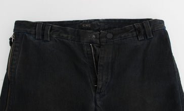 Blue Cotton Slim Pants Denim Jeans Costume National