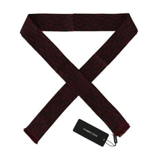 Bordeaux Silk Crown Chili Scarf Dolce & Gabbana