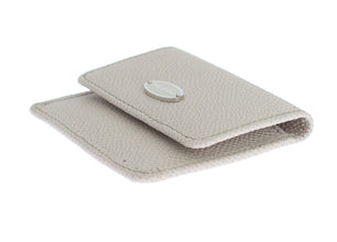 White Dauphine Leather Case Wallet Dolce & Gabbana