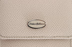 Dolce & Gabbana White Dauphine Leather Case Wallet