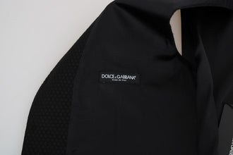 Black Polka Dot Pattern Vest Dolce & Gabbana