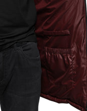Dolce & Gabbana Black Nylon Hooded Puffer Men Coat Jacket