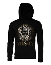 Black Medusa Cotton Hoodie Pullover Sweatshirt Sweater Versace