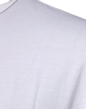 Dolce & Gabbana White Logo Embossed Cotton Crewneck T-shirt