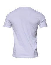 Dolce & Gabbana White DG Logo Cotton Crew Neck T-shirt