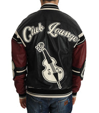 Leather Club Lounge Black Red Jacket Dolce & Gabbana
