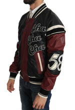 Leather Club Lounge Black Red Jacket Dolce & Gabbana