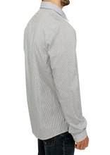 Gray Striped Cotton Casual Shirt GF Ferre