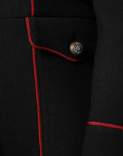 Dolce & Gabbana Black Single Breasted Trench Coat Jacket
