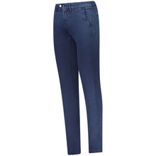 Tramarossa Blue Cotton Men Chino Trouser