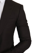Brown Wool SICILIA Jacket Coat Blazer Dolce & Gabbana