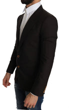 Brown Wool SICILIA Jacket Coat Blazer Dolce & Gabbana