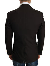 Brown Wool SICILIA Jacket Coat Blazer Dolce & Gabbana