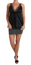 Lingerie Cami Black Lace Silk Stretch Dolce & Gabbana