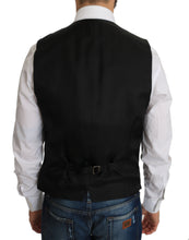 Black Silk Dress Waistcoat Dolce & Gabbana