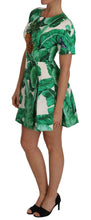 A-Line Banana Leaf Pineapple Crystal Dress Dolce & Gabbana
