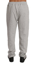 Gray Cotton Sweater Pants Tracksuit Billionaire Italian Couture
