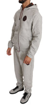 Gray Cotton Sweater Pants Tracksuit Billionaire Italian Couture