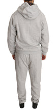 Gray Cotton Sweater Pants Tracksuit Billionaire Italian Couture