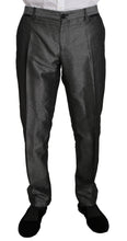 Gray Patterned MARTINI 2 Piece Suit Dolce & Gabbana