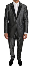 Gray Patterned MARTINI 2 Piece Suit Dolce & Gabbana