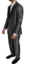 Gray Patterned MARTINI 2 Piece Suit Dolce & Gabbana