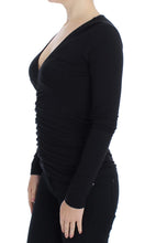 Black Stretch Longsleeve Sweater Versace Jeans