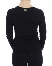 Black Stretch Longsleeve Sweater Versace Jeans