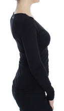 Black Stretch Longsleeve Sweater Versace Jeans