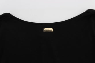Black Stretch Longsleeve Sweater Versace Jeans