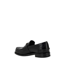 Triangular plaque Loafers Prada