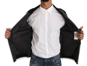 Black DD58 SG62 Sequined Beaded Jacket Dolce & Gabbana