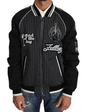 Black DD58 SG62 Sequined Beaded Jacket Dolce & Gabbana