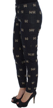 Blue Key Embroidered Slim Fit KATE Jeans Dolce & Gabbana