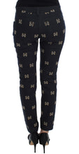 Blue Key Embroidered Slim Fit KATE Jeans Dolce & Gabbana