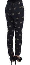 Blue Key Embroidered Slim Fit KATE Jeans Dolce & Gabbana