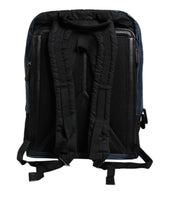 Dolce & Gabbana Black Nylon DG Logo School Backpack Bag