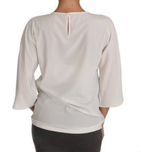 White Silk #dgfamily Crystal T-shirt Dolce & Gabbana