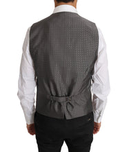 Brown Wool Silk Waistcoat Vest Dolce & Gabbana