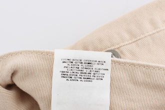 Beige Wash Slim Fit Cotton Stretch Jeans Cavalli
