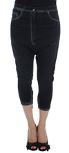 Blue Cotton Stretch Baggy Relax Jeans Cavalli