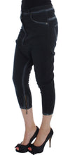 Blue Cotton Stretch Baggy Relax Jeans Cavalli