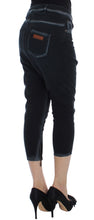 Blue Cotton Stretch Baggy Relax Jeans Cavalli