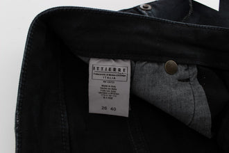 Blue Cotton Stretch Baggy Relax Jeans Cavalli